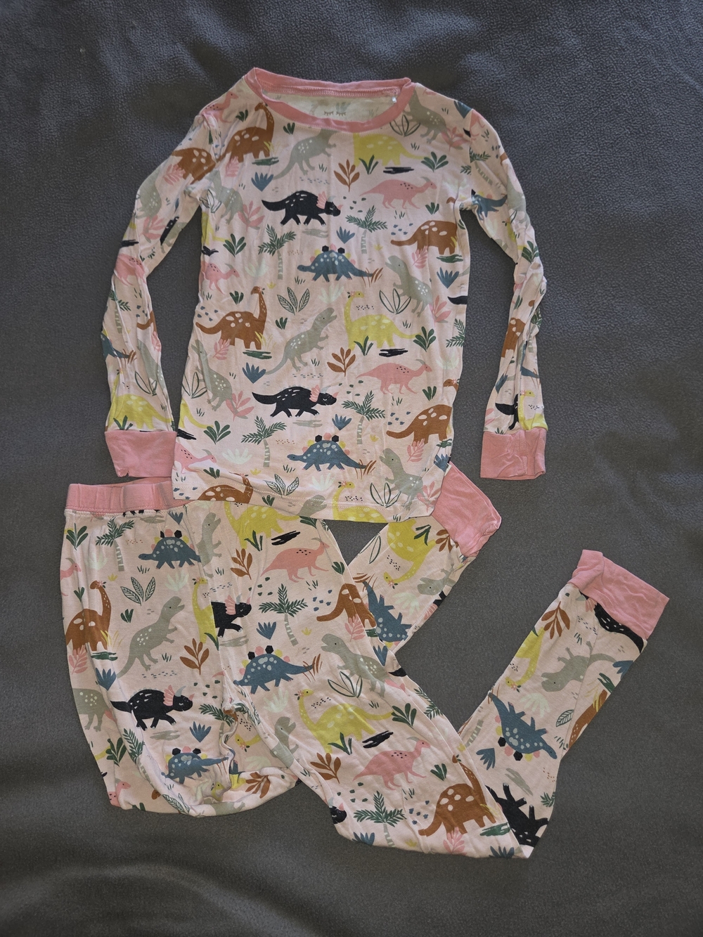 Little Sleepies Pink Jurassic 7/8 Play